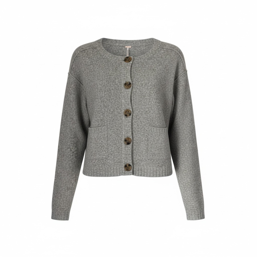 Free People Luna Cropped Cardigan Women's Sweater - Small